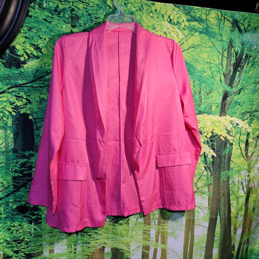 (3377-3) No Name Tag, Pink, Jacket. Size 2XL,
